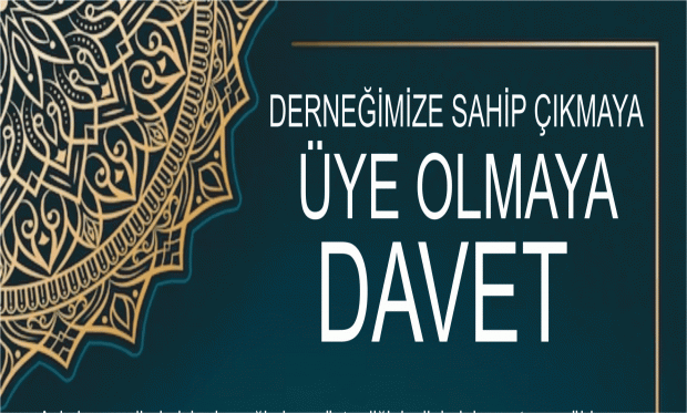 ÜYE OLMAYA VE ÜYE YAPMAYA DAVET